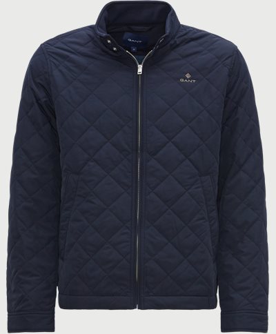 Gant Jackets QUILTED WINDCHEATER 7006080. Blue